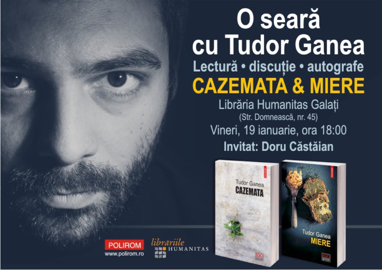 Întâlnire cu scriitorul Tudor Ganea la Galaţi